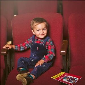 Janie and jack nutcracker overall